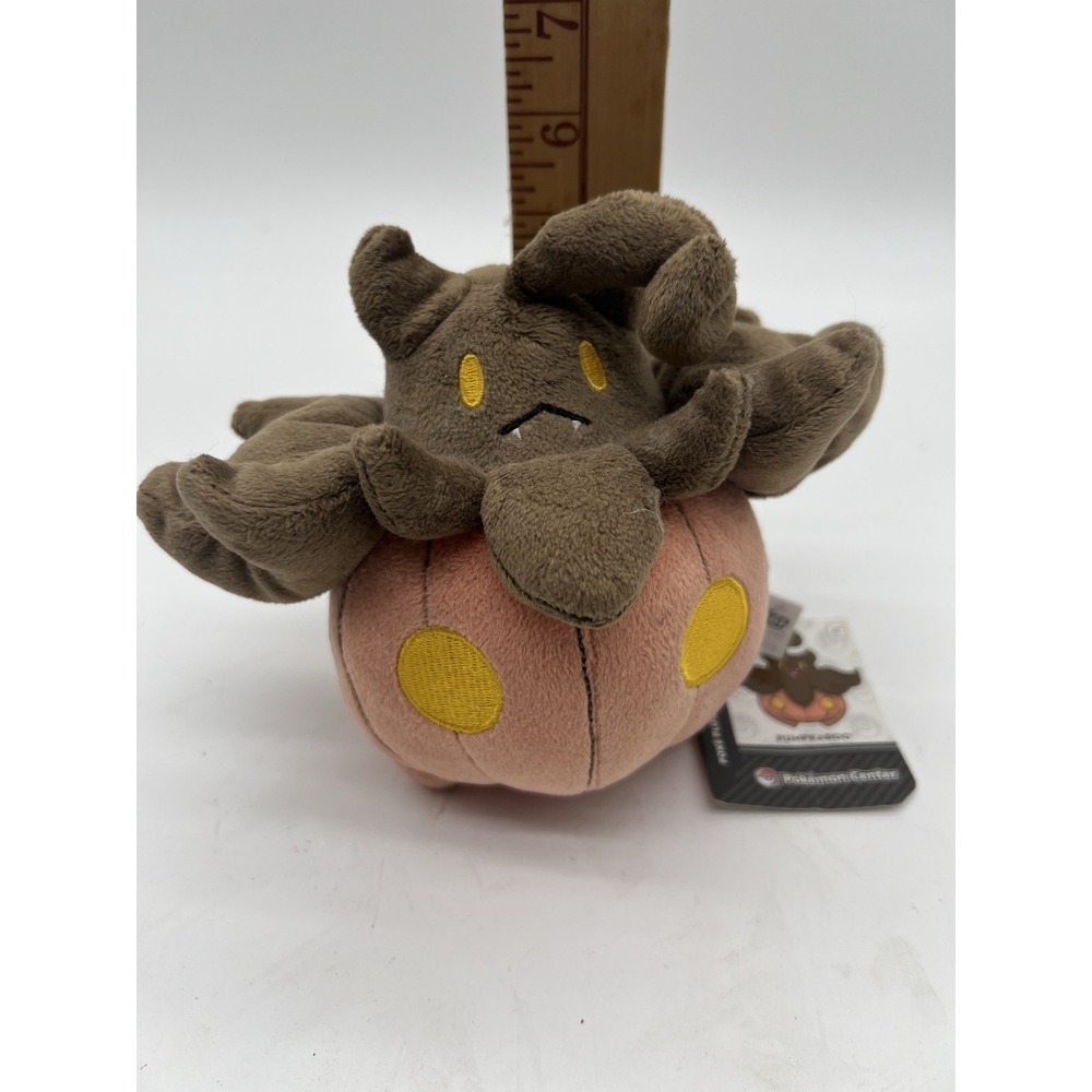 NWT Pokemon Center Original Pumpkaboo Halloween Poké Plush‎ 6"